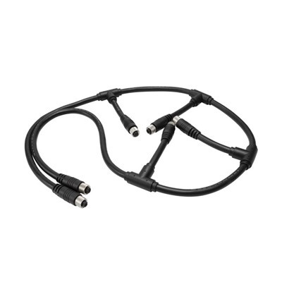 Гнездовой кабель M12 4штырькового разъема