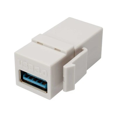 USB 3.0 Соединитель для трапецеидального искажения Вставка с защелкой в ​​разъем-розетку Гнездо Адаптер Порт для настенной розетки Панель розеток