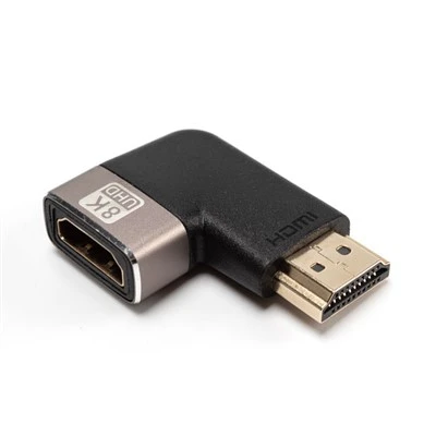 Адаптер HDMI угловой с разъемом «папа-мама»