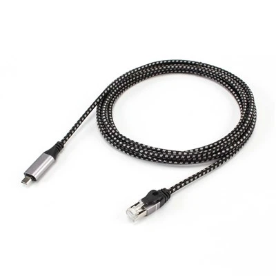 USB Type C Torj45 Ethernet Cable 1000 MBIT/S LAN CABLE