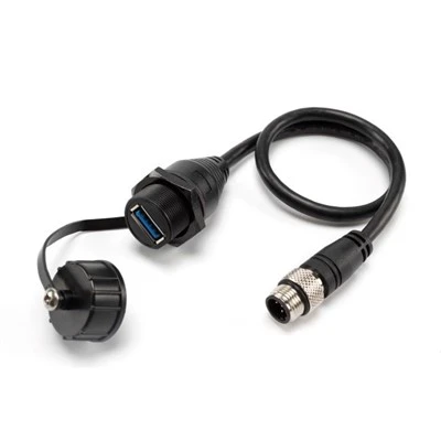 Водонепроницаемый кабель USB 3.0 "папа" к M12 5штекерному кабелю